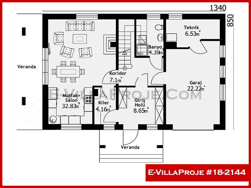 Ev Villa Proje #18 - 2144 Thumbnail 2