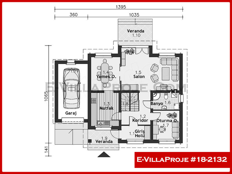 Ev Villa Proje #18 - 2132 Thumbnail 2