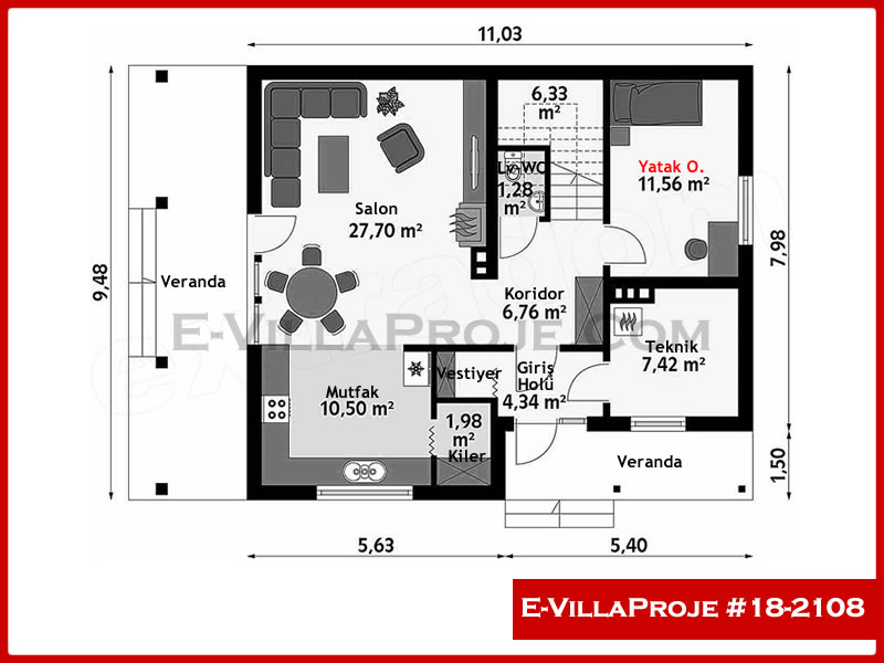 Ev Villa Proje #18 - 2108 Thumbnail 2