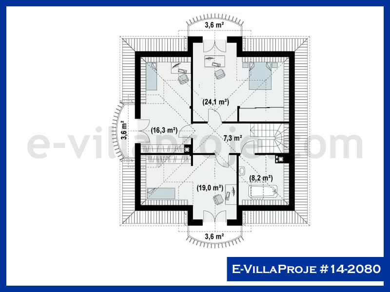 Ev Villa Proje #14 - 2080 Thumbnail 3