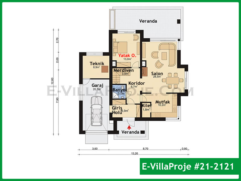 Ev Villa Proje #21 - 2121 Thumbnail 2