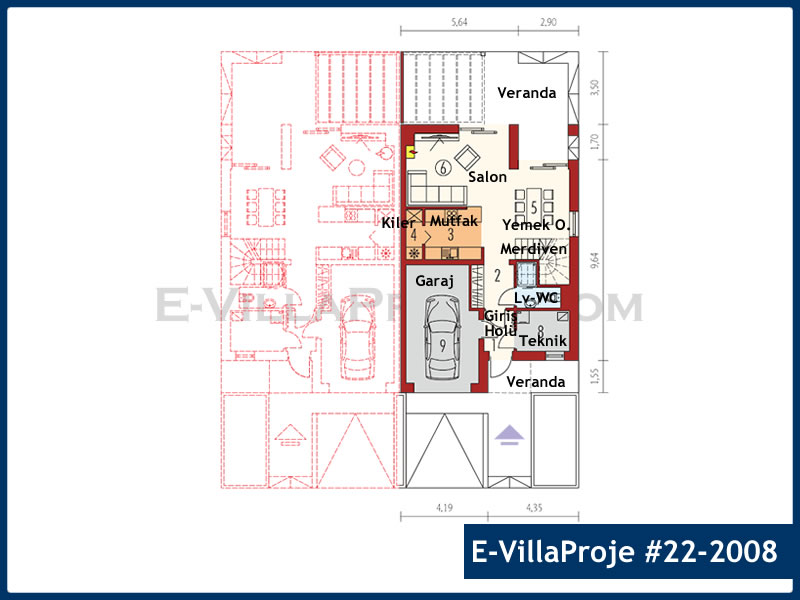 Ev Villa Proje #22 - 2008 Thumbnail 2