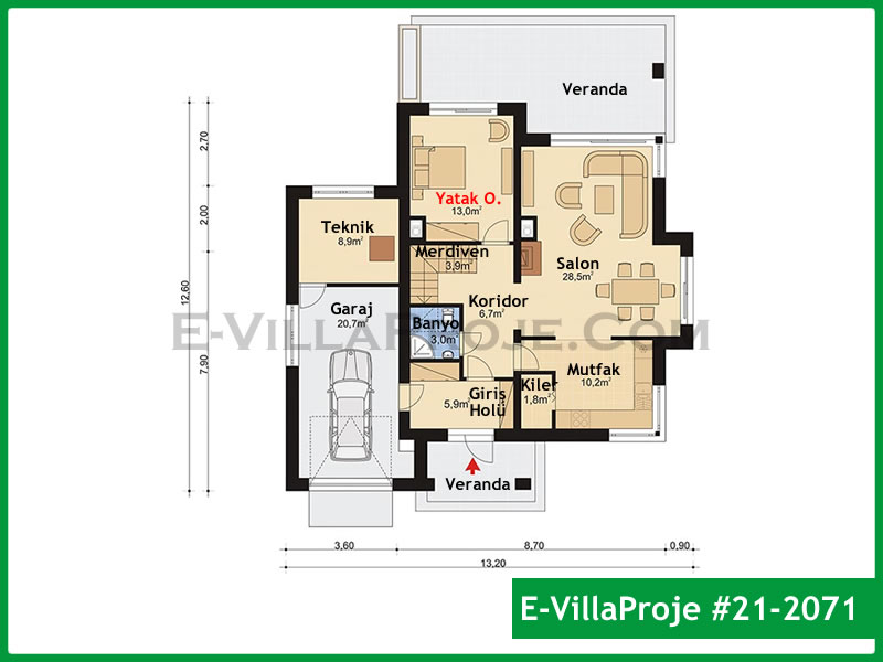 Ev Villa Proje #21 - 2071 Thumbnail 2