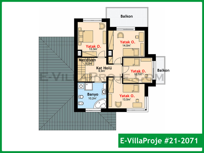 Ev Villa Proje #21 - 2071 Thumbnail 3