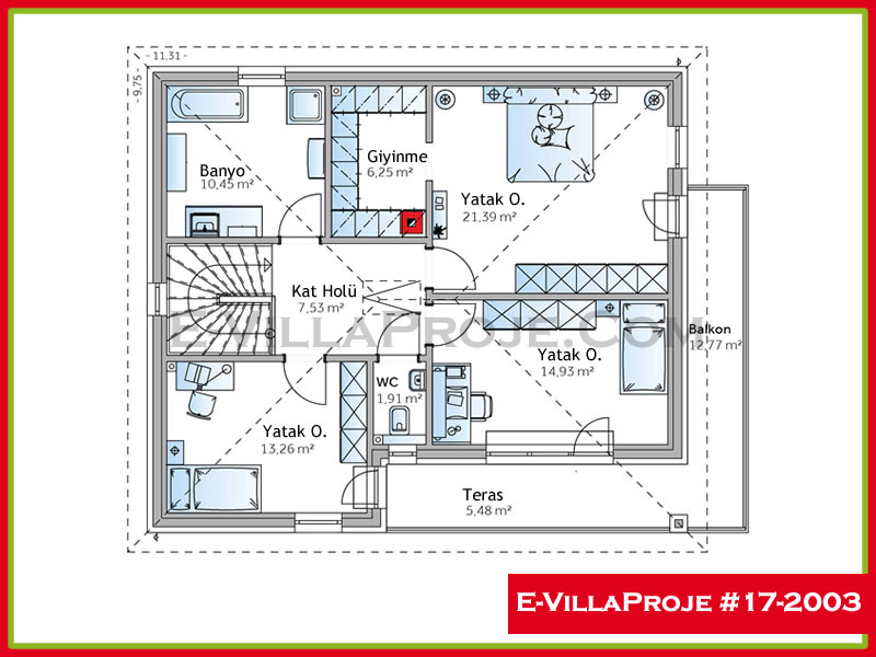 Ev Villa Proje #17 - 2003 Thumbnail 3
