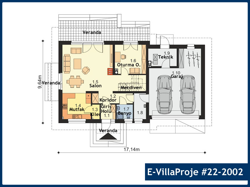 Ev Villa Proje #22 - 2002 Thumbnail 2