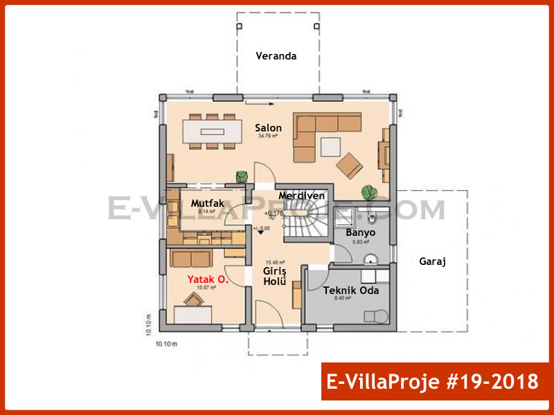 Ev Villa Proje #19 - 2018 Thumbnail 2