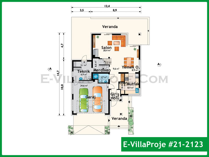 Ev Villa Proje #21 - 2123 Thumbnail 2