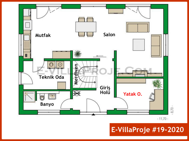Ev Villa Proje #19 - 2020 Thumbnail 2