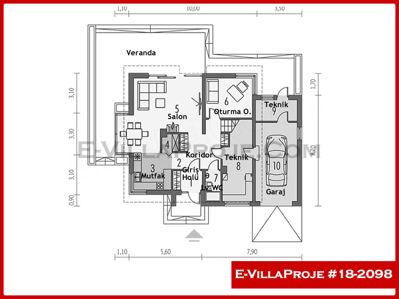Ev Villa Proje #18 - 2098 Thumbnail 2