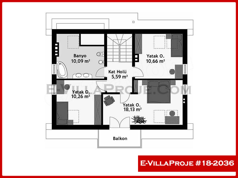 Ev Villa Proje #18 - 2036 Thumbnail 3