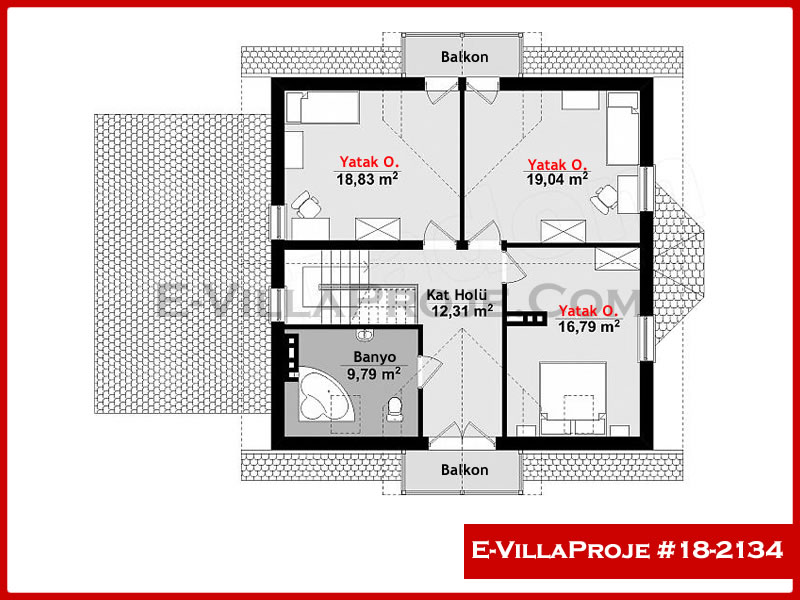 Ev Villa Proje #18 - 2134 Thumbnail 3