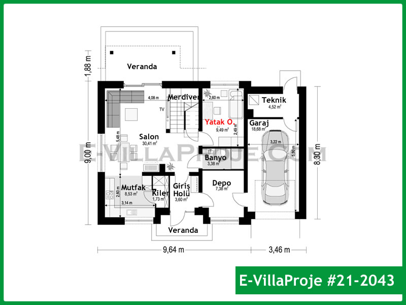 Ev Villa Proje #21 - 2043 Thumbnail 2