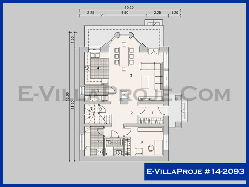 Ev Villa Proje #14 - 2093 Thumbnail 2