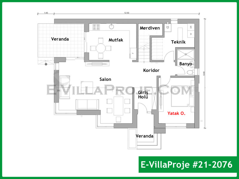 Ev Villa Proje #21 - 2076 Thumbnail 2