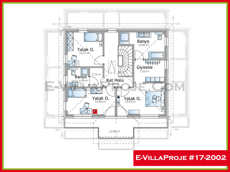 Ev Villa Proje #17 - 2002 Thumbnail 3