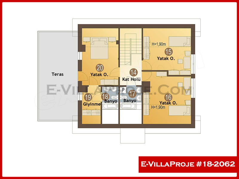 Ev Villa Proje #18 - 2062 Thumbnail 3