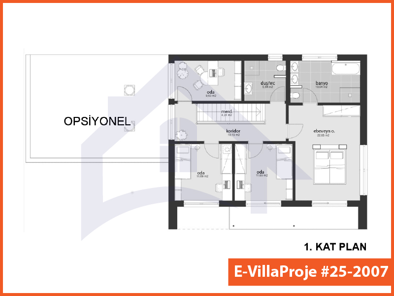 Ev Villa Proje #25 - 2007 Thumbnail 3