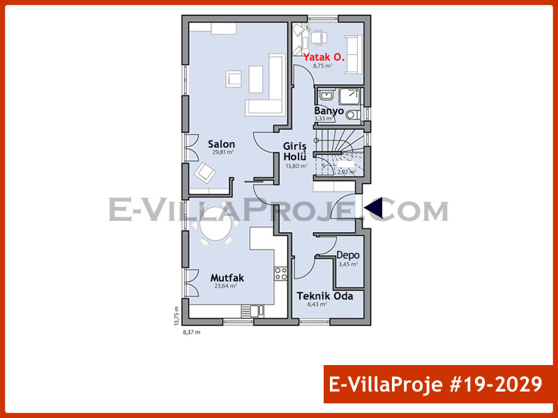Ev Villa Proje #19 - 2029 Thumbnail 2