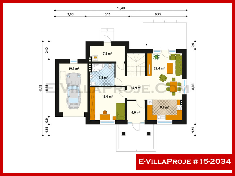 Ev Villa Proje #15 - 2034 Thumbnail 2