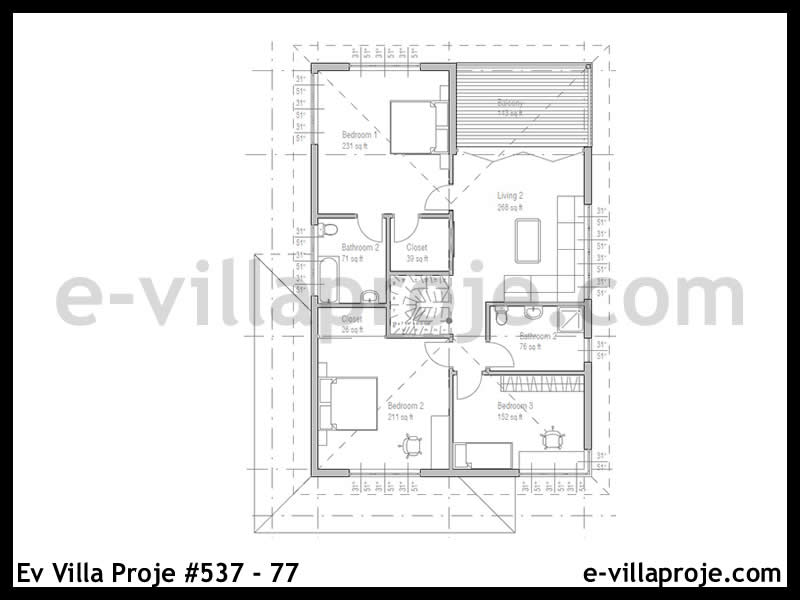 Ev Villa Proje #537 - 77 Thumbnail 3
