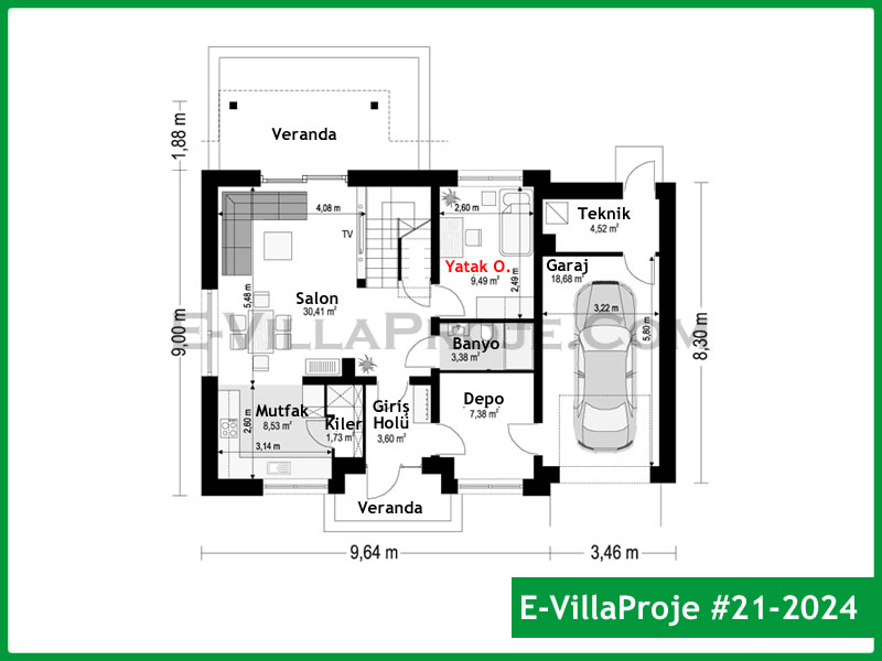 Ev Villa Proje #21 - 2024 Thumbnail 2