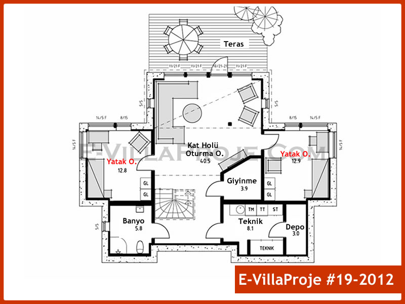 Ev Villa Proje #19 - 2012 Thumbnail 5