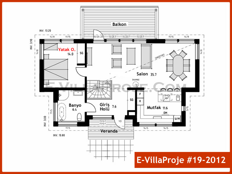 Ev Villa Proje #19 - 2012 Thumbnail 2