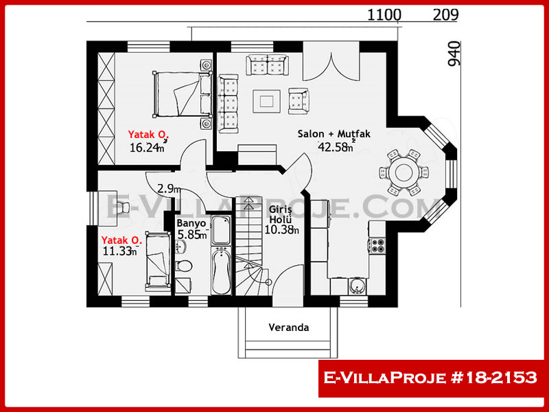 Ev Villa Proje #18 - 2153 Thumbnail 2