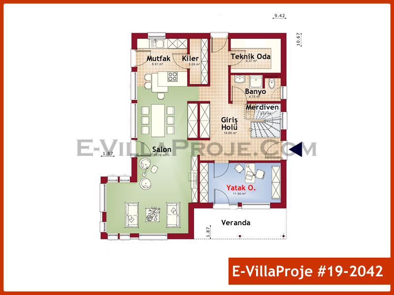 Ev Villa Proje #19 - 2042 Thumbnail 2
