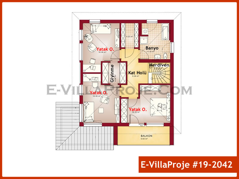 Ev Villa Proje #19 - 2042 Thumbnail 3