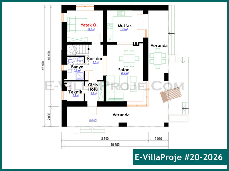 Ev Villa Proje #20 - 2026 Thumbnail 2