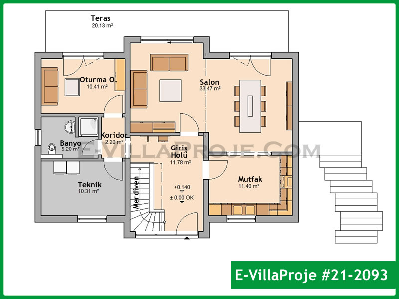 Ev Villa Proje #21 - 2093 Thumbnail 2