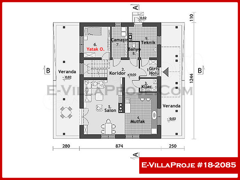 Ev Villa Proje #18 - 2085 Thumbnail 2
