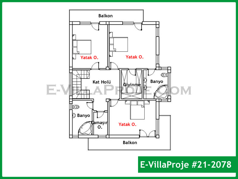 Ev Villa Proje #21 - 2078 Thumbnail 3