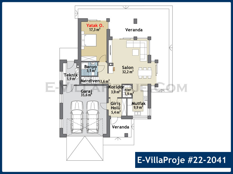 Ev Villa Proje #22 - 2041 Thumbnail 2