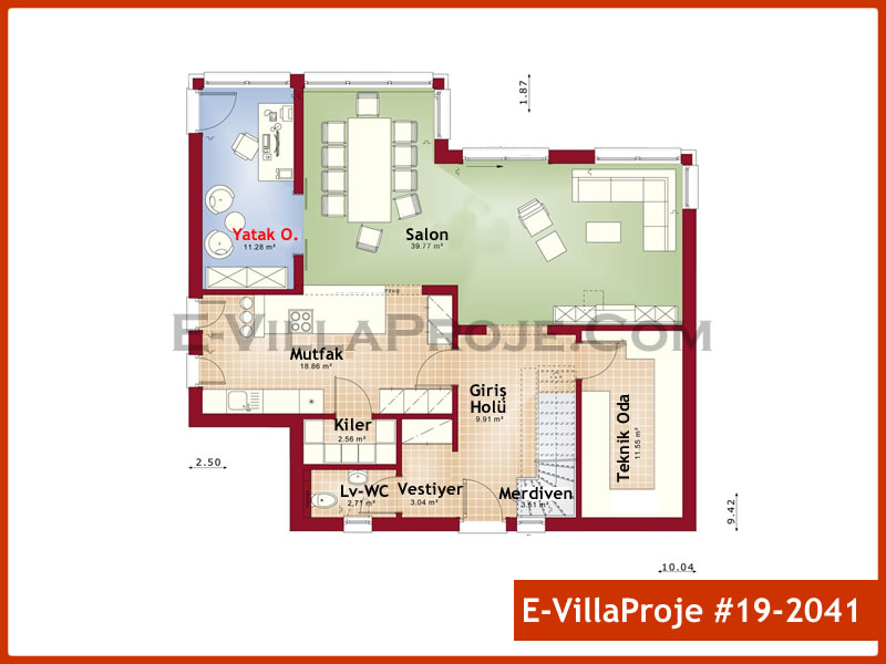 Ev Villa Proje #19 - 2041 Thumbnail 2