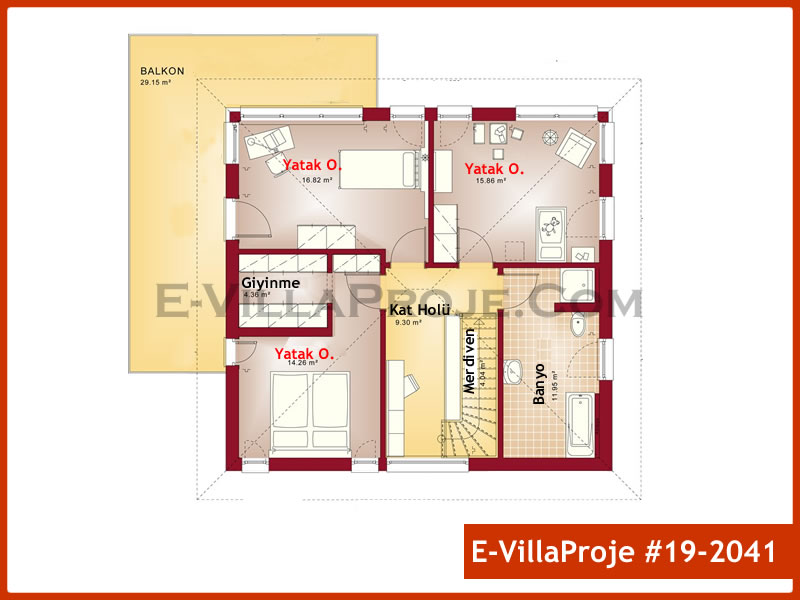 Ev Villa Proje #19 - 2041 Thumbnail 3
