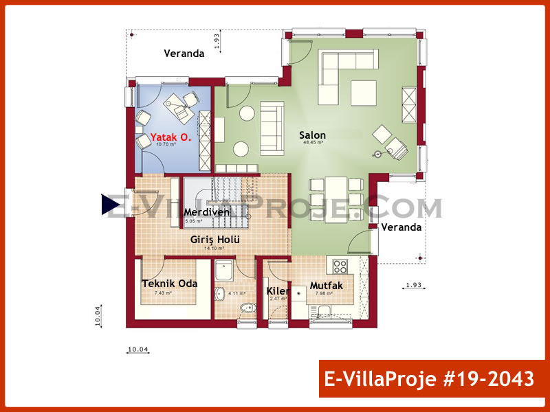 Ev Villa Proje #19 - 2043 Thumbnail 2