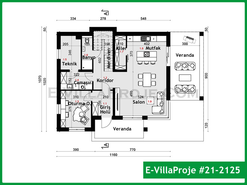 Ev Villa Proje #21 - 2125 Thumbnail 2