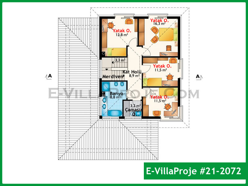 Ev Villa Proje #21 - 2072 Thumbnail 3