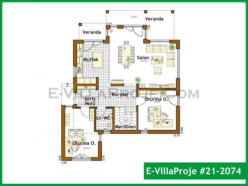 Ev Villa Proje #21 - 2074 Thumbnail 2