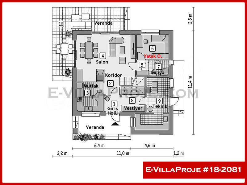 Ev Villa Proje #18 - 2081 Thumbnail 2