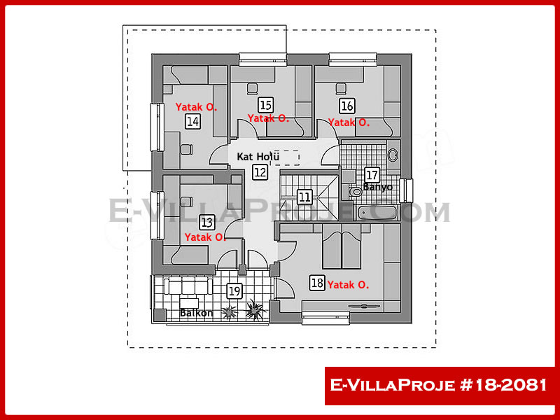 Ev Villa Proje #18 - 2081 Thumbnail 3