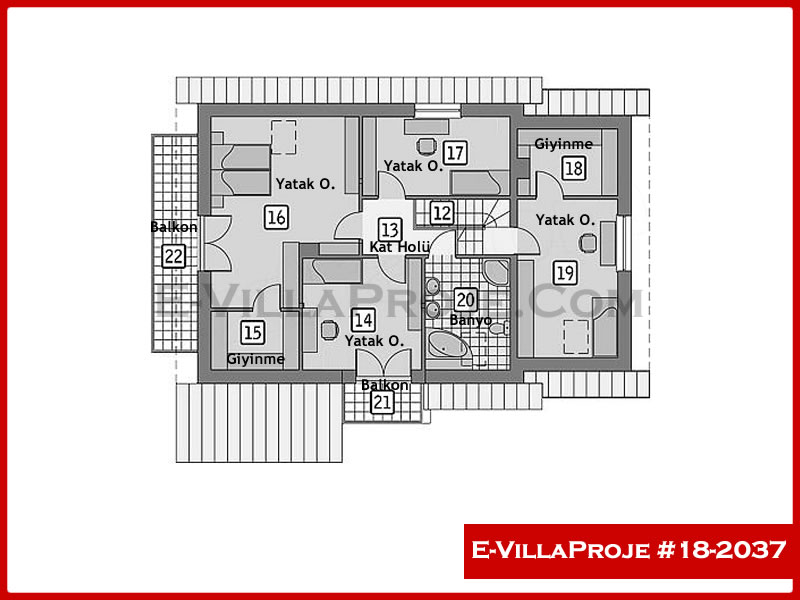 Ev Villa Proje #18 - 2037 Thumbnail 3