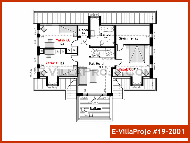 Ev Villa Proje #19 - 2001 Thumbnail 3