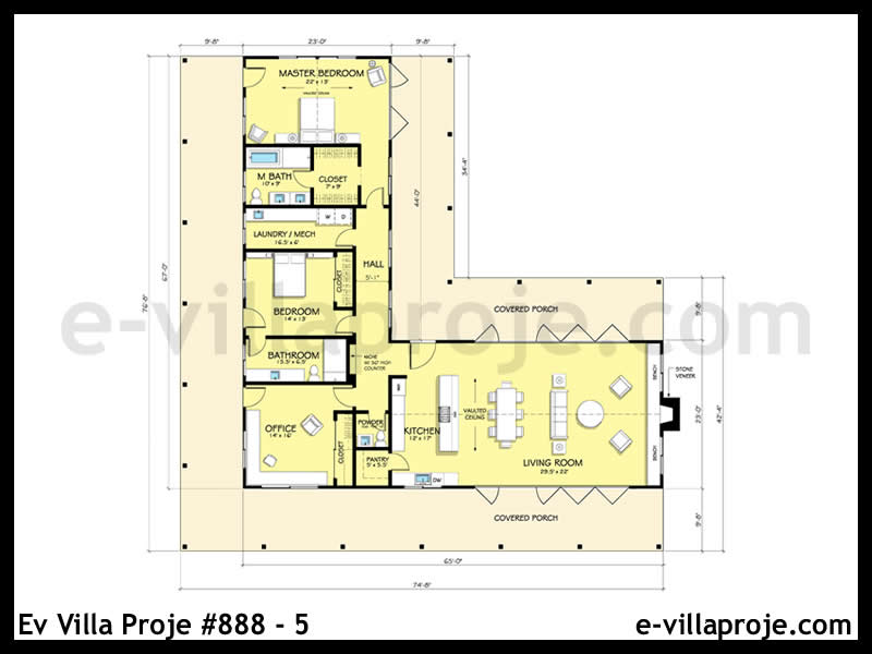 Ev Villa Proje #888 - 5 Thumbnail 2