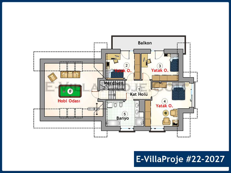 Ev Villa Proje #22 - 2027 Thumbnail 3