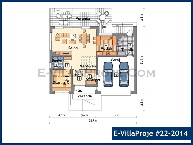 Ev Villa Proje #22 - 2014 Thumbnail 2
