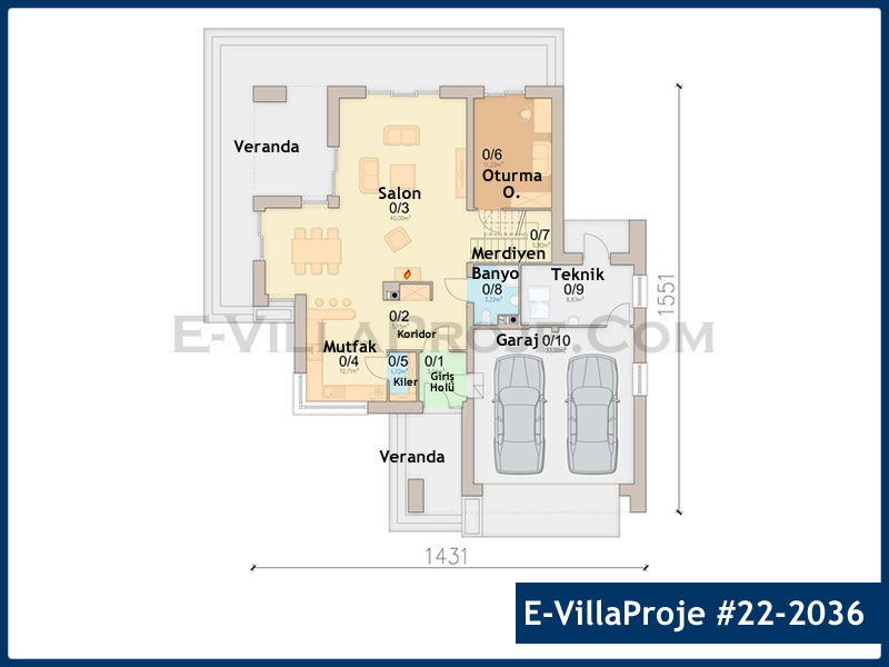 Ev Villa Proje #22 - 2036 Thumbnail 3